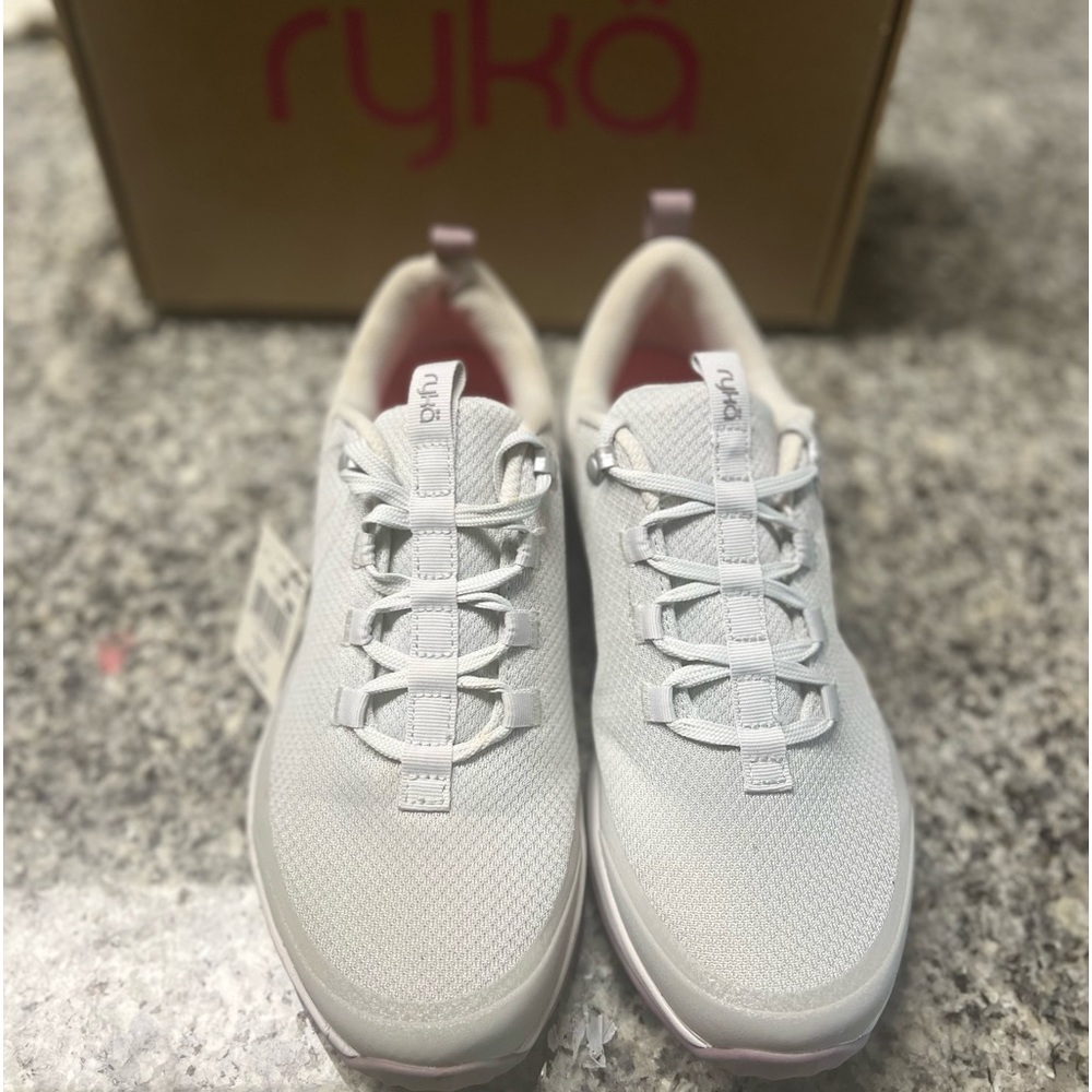 NWT Ryka, tennis shoes, light, gray, and purple